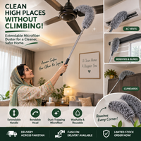 Extendable Microfiber Fan & Ceiling Duster